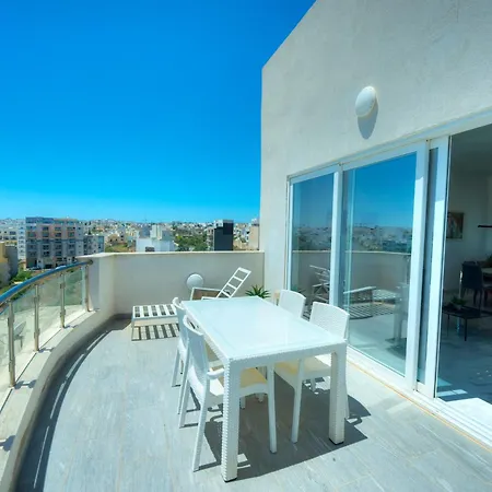 Luxurious Penthouse With 2 Large Terraces Dger1-1 * Saint Julian's